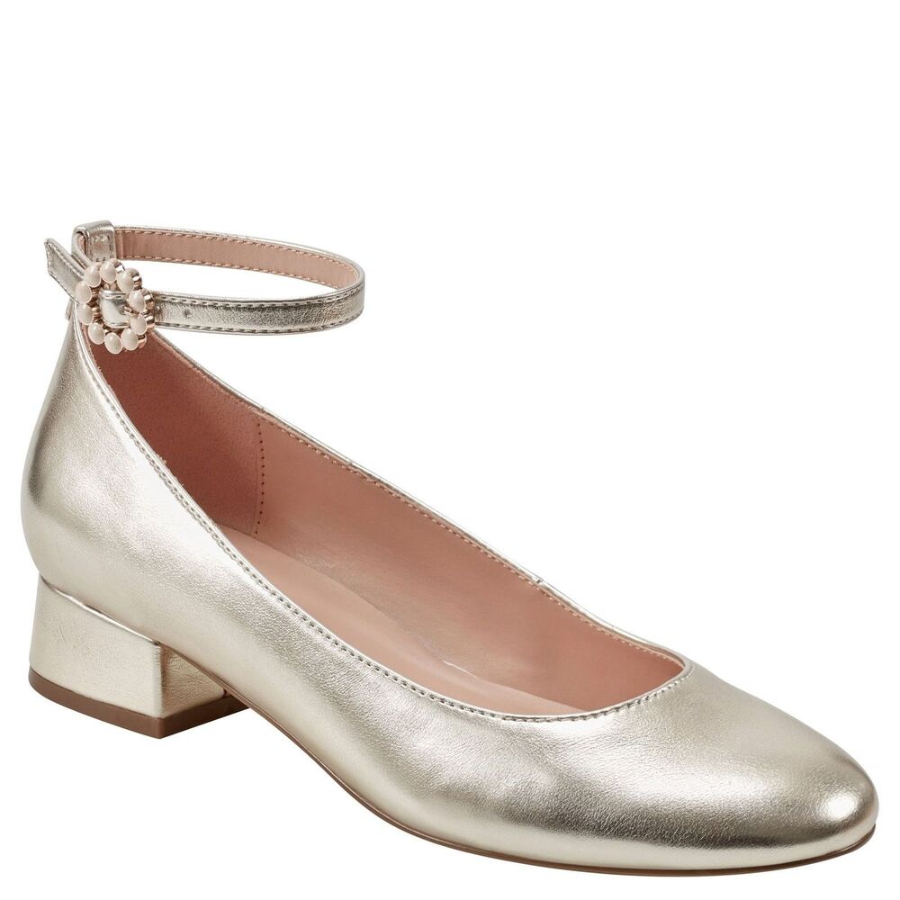 Sz 8 - Bandolino Women's Lexy Gold Pump